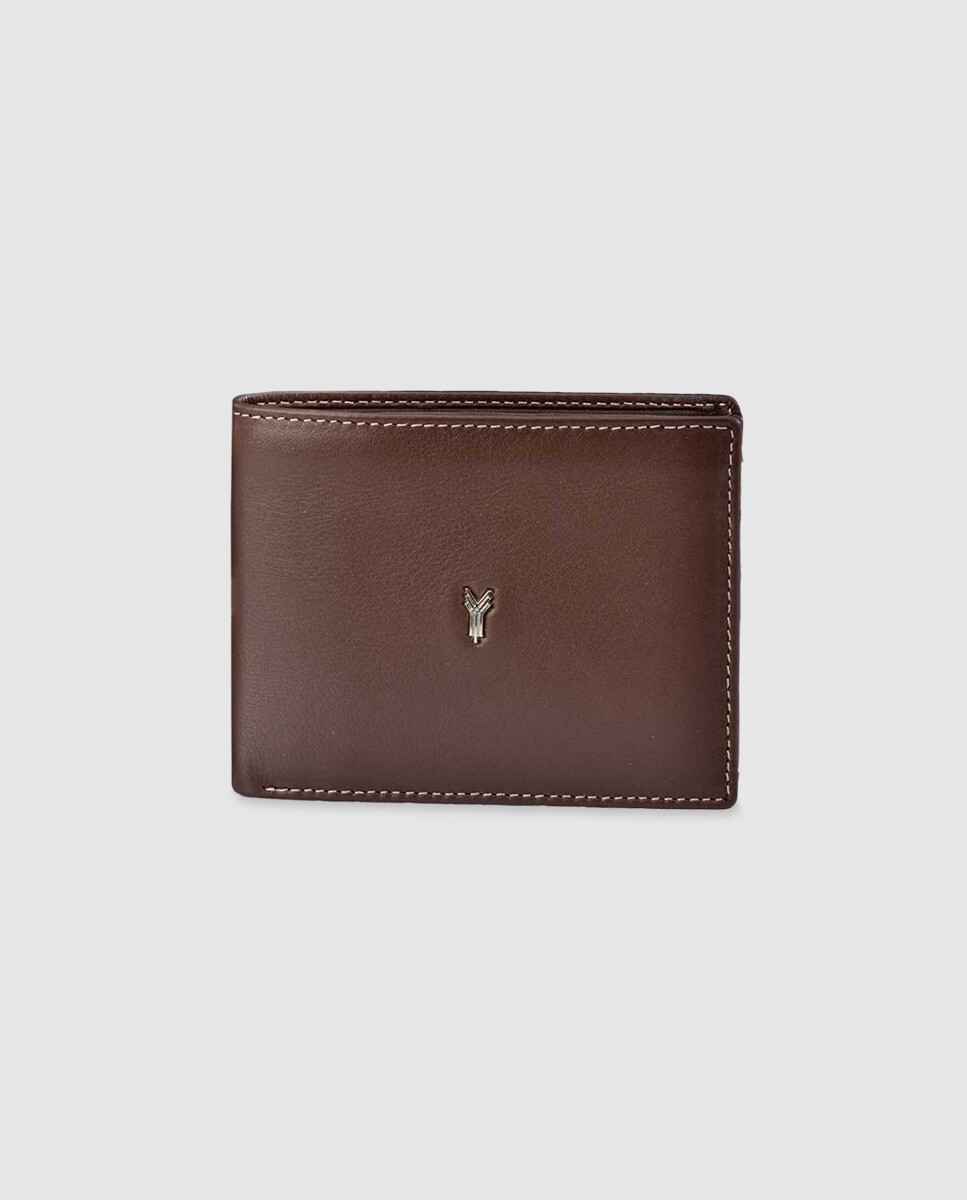 Мужской кожаный кошелек в американском стиле Yanko, коричневый
Мужской кожаный кошелек в американском стиле Yanko, коричневый