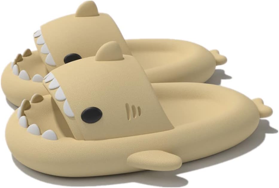 Милые тапочки с градиентным рисунком в виде акулы, пляжная обувь с мягкой подошвой 4 см, летние тапочки-акулы для женщин и мужчин, из ЭВА, нескользящие, для ванной комнаты, для дома и улицы Kaitesi, бежевый
Милые тапочки с градиентным рисунком в виде акулы, пляжная обувь с мягкой подошвой 4 см, летние тапочки-акулы для женщин и мужчин, из ЭВА, нескользящие, для ванной комнаты, для дома и улицы Kaitesi, бежевый