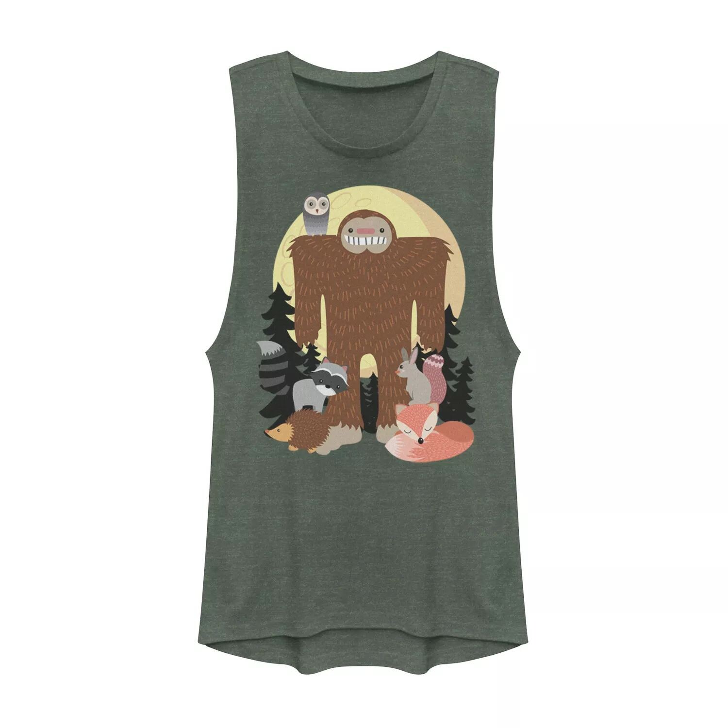 Футболка с мускулами для юниоров Sasquatch с рисунком Woodland Creatures
Футболка с мускулами для юниоров Sasquatch с рисунком Woodland Creatures