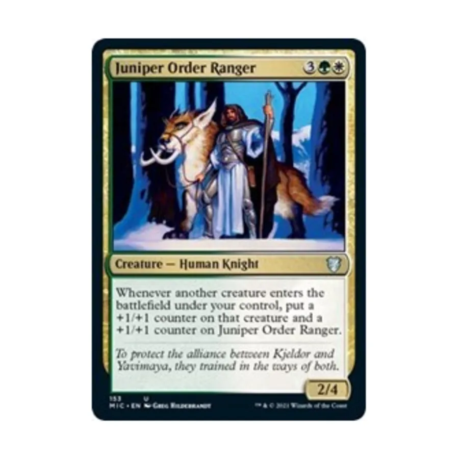 CCG Рейнджер Ордена Можжевельника (U), MTG - Commander: Innistrad: Midnight Hunt
CCG Рейнджер Ордена Можжевельника (U), MTG - Commander: Innistrad: Midnight Hunt