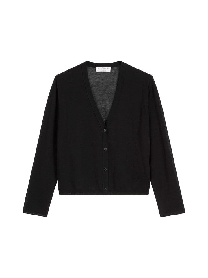 Тонкий кардиган тонкой вязки черного цвета Marc O'Polo
Тонкий кардиган тонкой вязки черного цвета Marc O'Polo