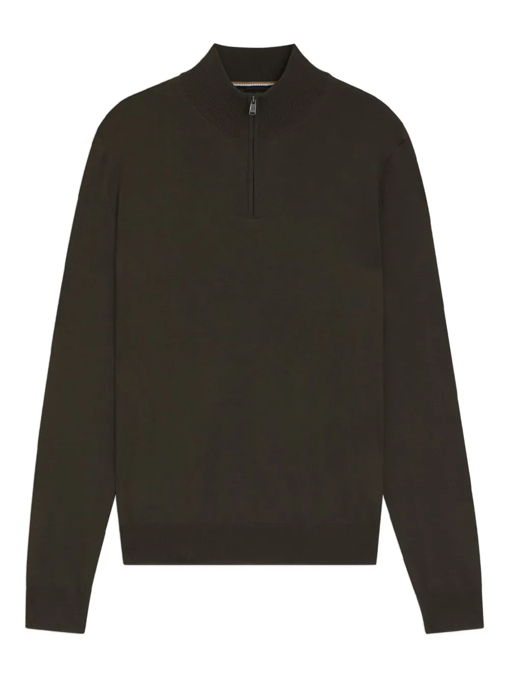 Вязаный свитер Ebenji с воротником на молнии Boss, коричневый
Вязаный свитер Ebenji с воротником на молнии Boss, коричневый