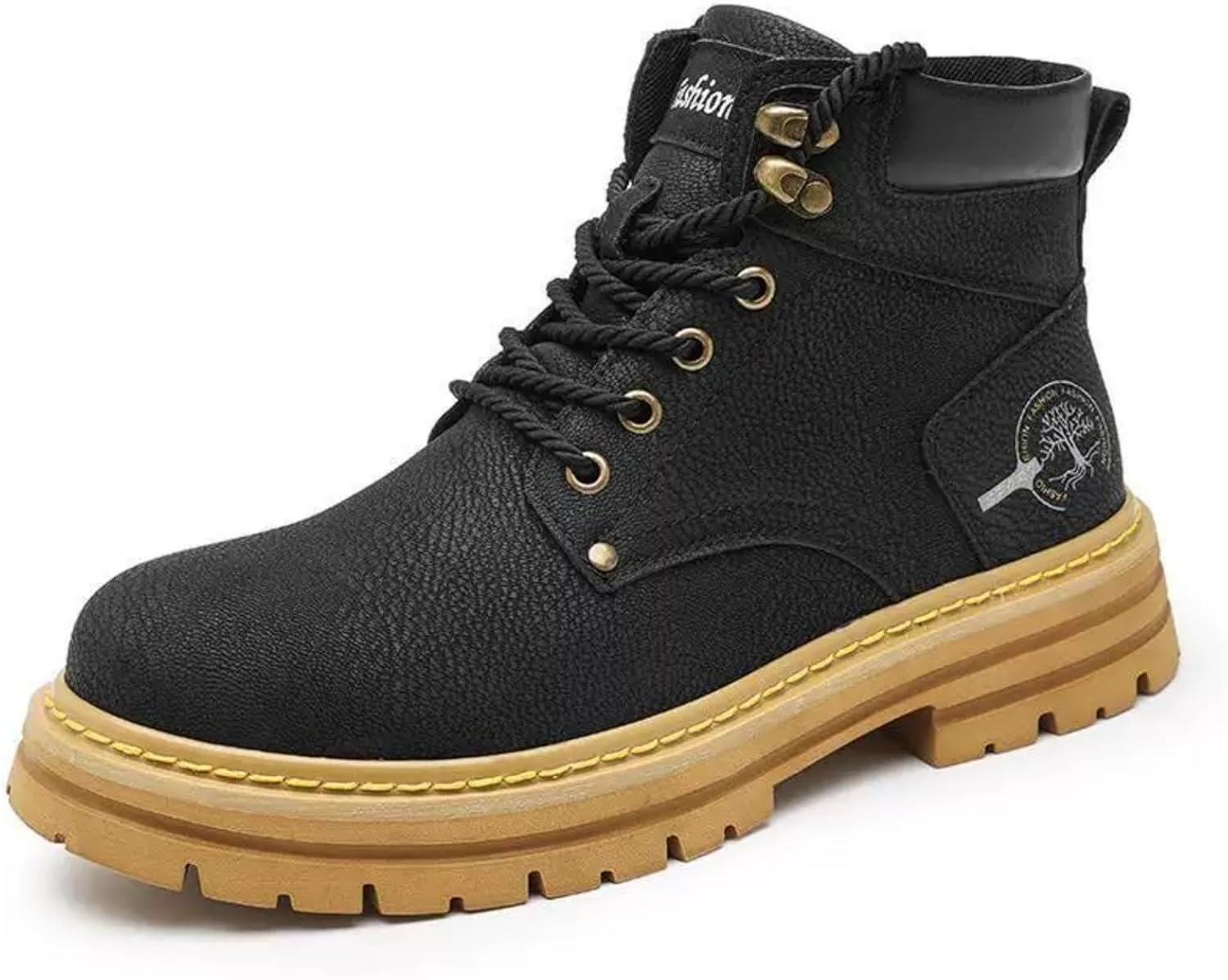 Мужские массивные зимние боевые ботинки с высокой посадкой, модные ботинки, водонепроницаемая кожаная повседневная обувь для мужчин Macefil, черный
Мужские массивные зимние боевые ботинки с высокой посадкой, модные ботинки, водонепроницаемая кожаная повседневная обувь для мужчин Macefil, черный