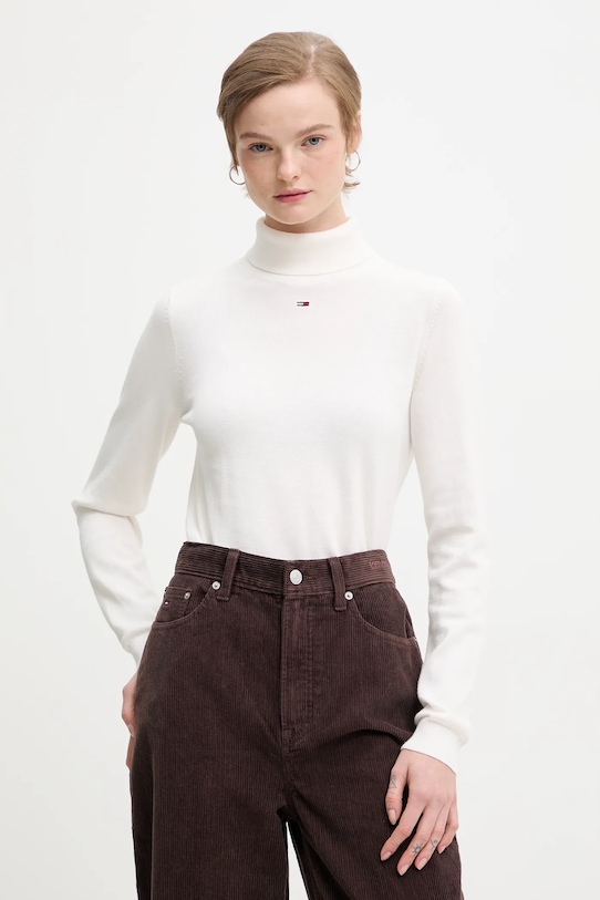 Хлопковый свитер Tommy Jeans, бежевый
Хлопковый свитер Tommy Jeans, бежевый