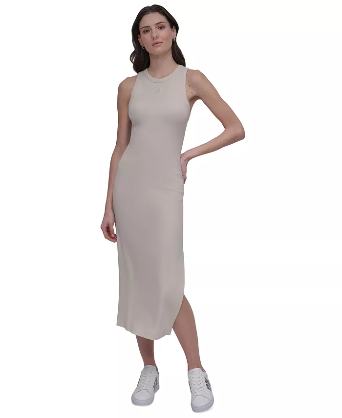 Женское миди-платье с боковыми разрезами и майкой DKNY Jeans, коричневый/бежевый
Женское миди-платье с боковыми разрезами и майкой DKNY Jeans, коричневый/бежевый