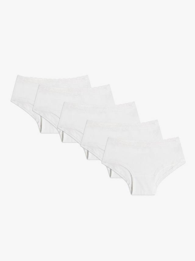 Детские шорты с кружевом John Lewis, Pack of 5, White
Детские шорты с кружевом John Lewis, Pack of 5, White