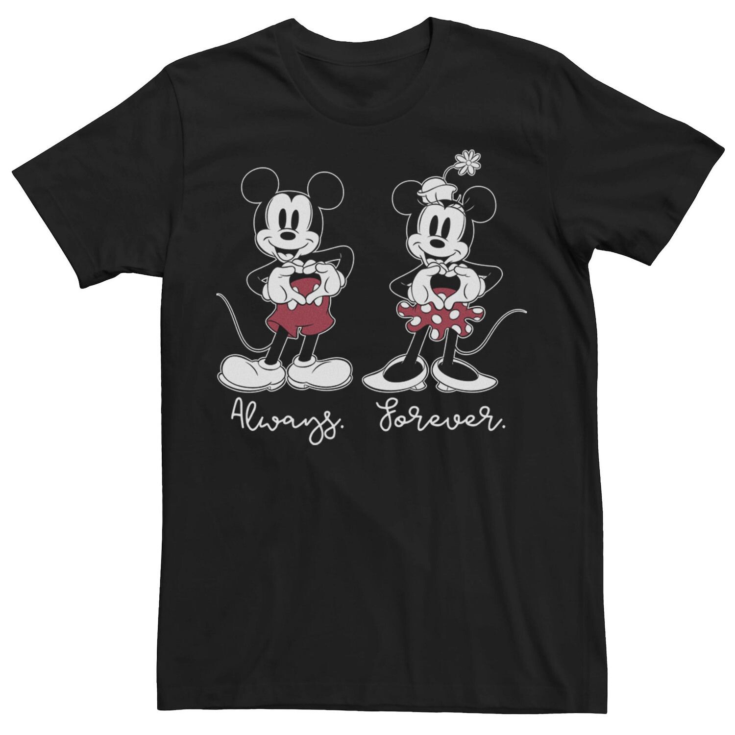 Мужская футболка Disney Mickey & Minnie Mouse Always Forever Licensed Character
Мужская футболка Disney Mickey & Minnie Mouse Always Forever Licensed Character