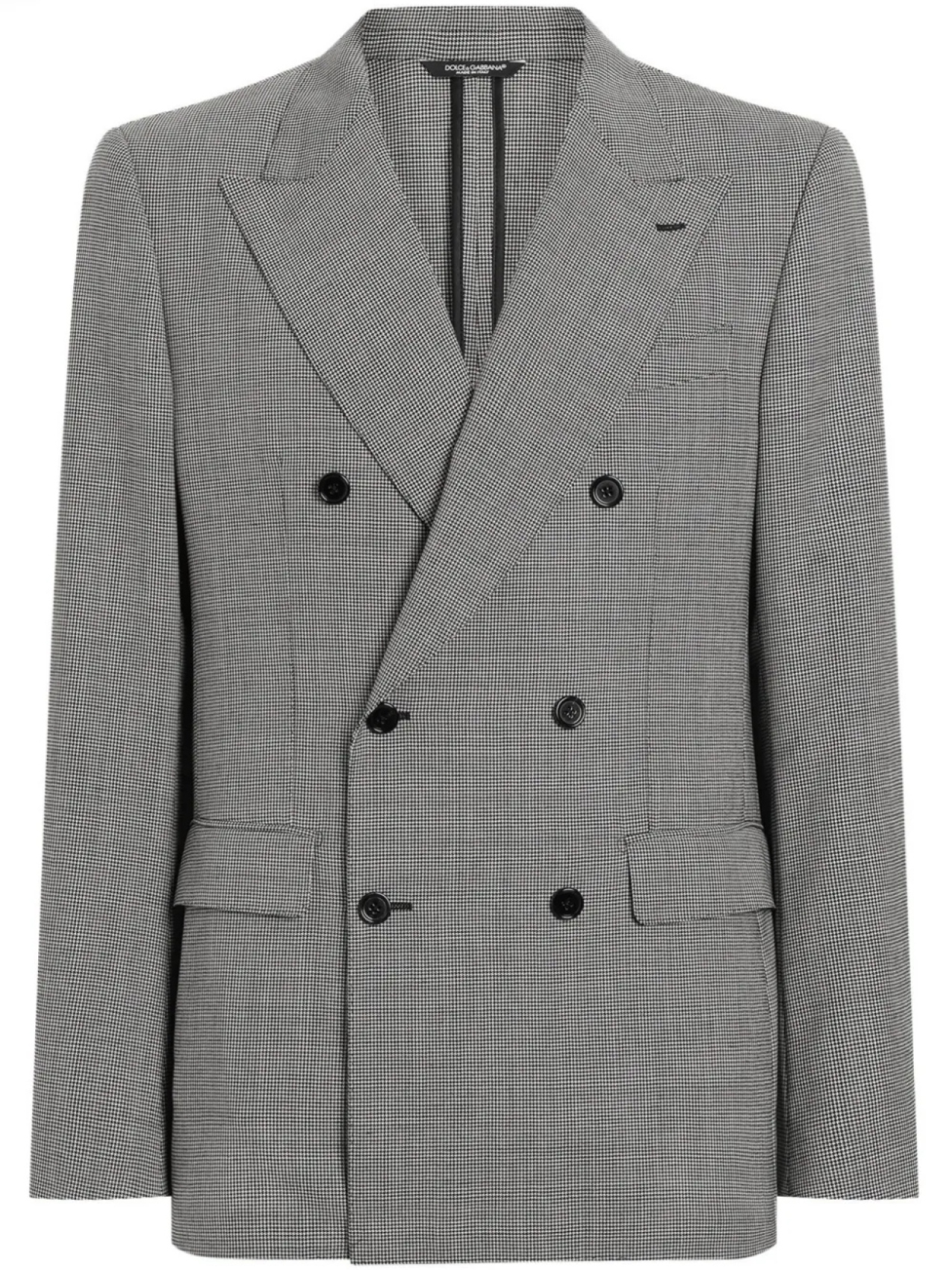 Dolce & Gabbana пиджак в ломаную клетку, черный
Dolce & Gabbana пиджак в ломаную клетку, черный