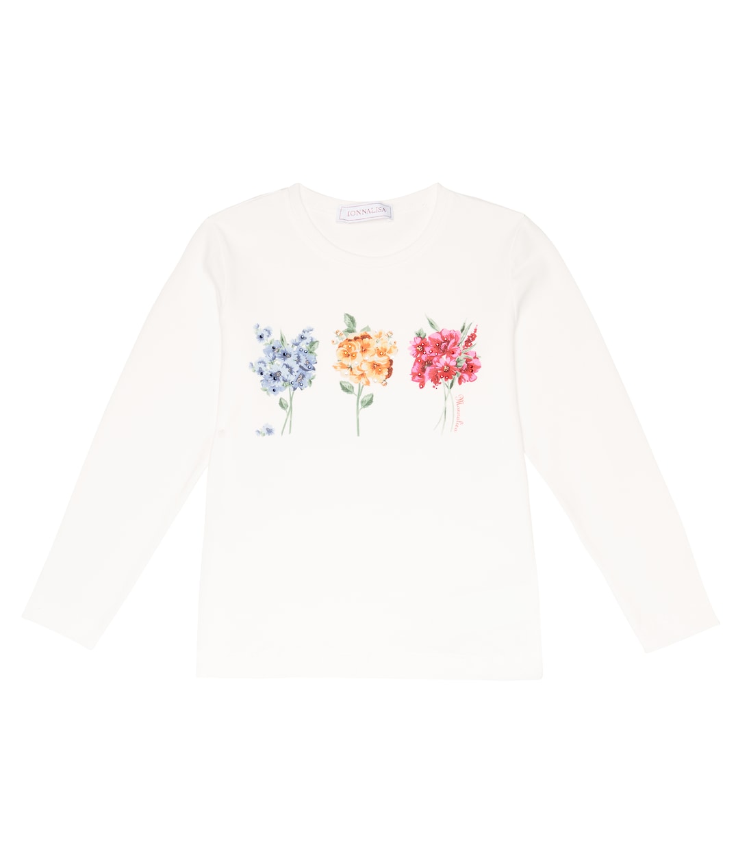 Топ из джерси с цветочным узором Monnalisa, Panna
Топ из джерси с цветочным узором Monnalisa, Panna