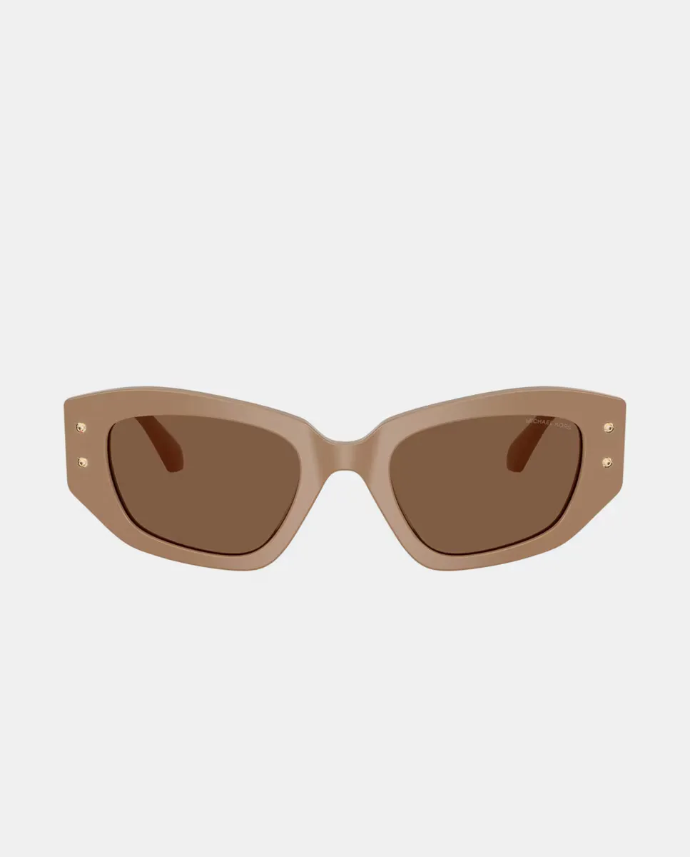 Женские геометрические солнцезащитные очки из ацетата с серыми градиентными линзами Michael Kors, коричневый
Женские геометрические солнцезащитные очки из ацетата с серыми градиентными линзами Michael Kors, коричневый