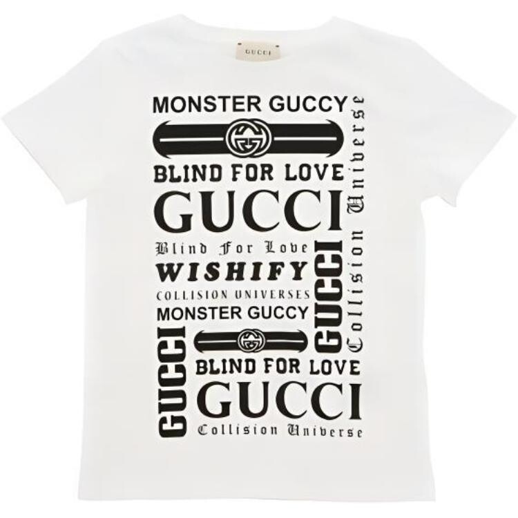 Футболка детская Gucci, белый / черный
Футболка детская Gucci, белый / черный