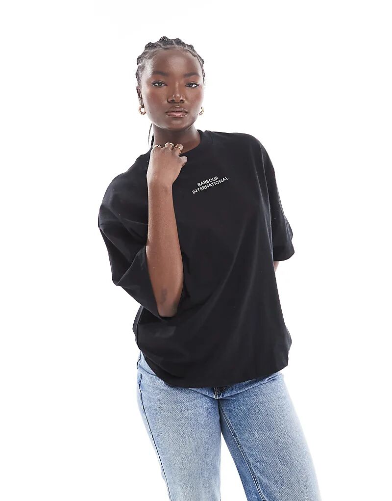 Футболка с логотипом Franchesca черного цвета Barbour International
Футболка с логотипом Franchesca черного цвета Barbour International