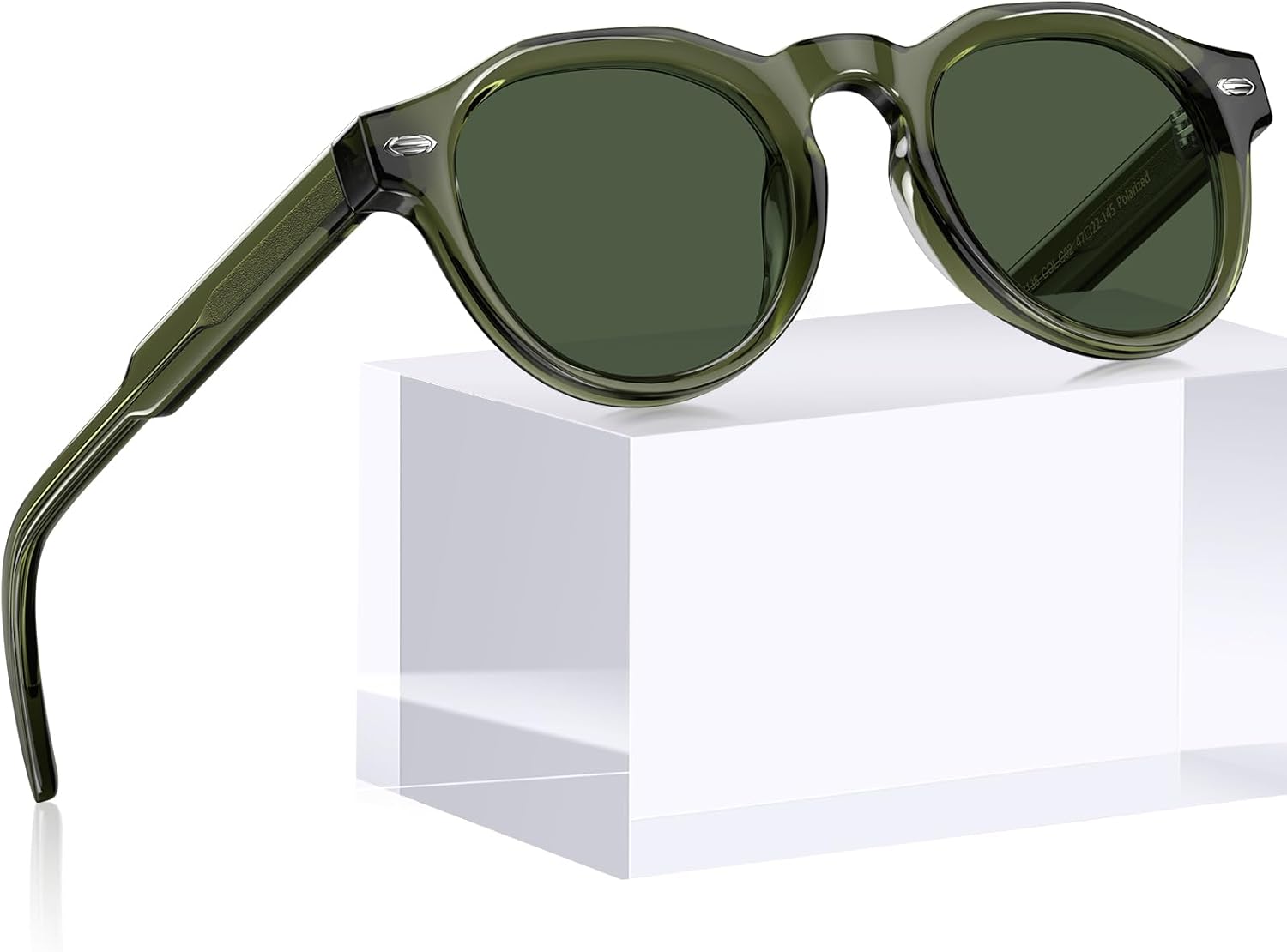 Поляризованные мужские солнцезащитные очки AVAWAY круглой формы, итальянский ацетат, защита от УФ-излучения, ретро, маленькие солнцезащитные очки, модные солнцезащитные очки AV2136, C02: Sage Green / Green Lens
Поляризованные мужские солнцезащитные очки AVAWAY круглой формы, итальянский ацетат, защита от УФ-излучения, ретро, маленькие солнцезащитные очки, модные солнцезащитные очки AV2136, C02: Sage Green / Green Lens