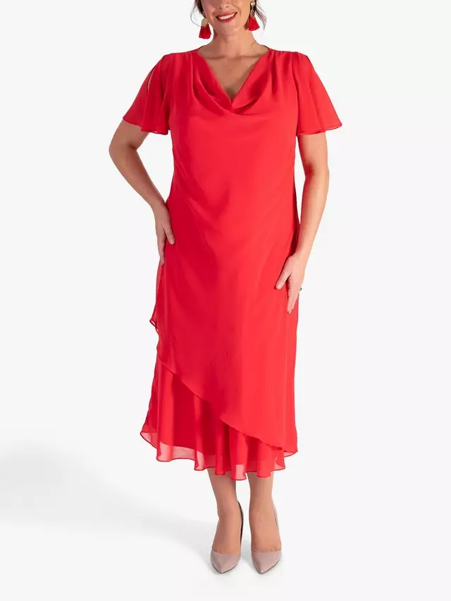 Платье chesca Double Layer Chiffon Cowl Neckline, цвет poppy
Платье chesca Double Layer Chiffon Cowl Neckline, цвет poppy
