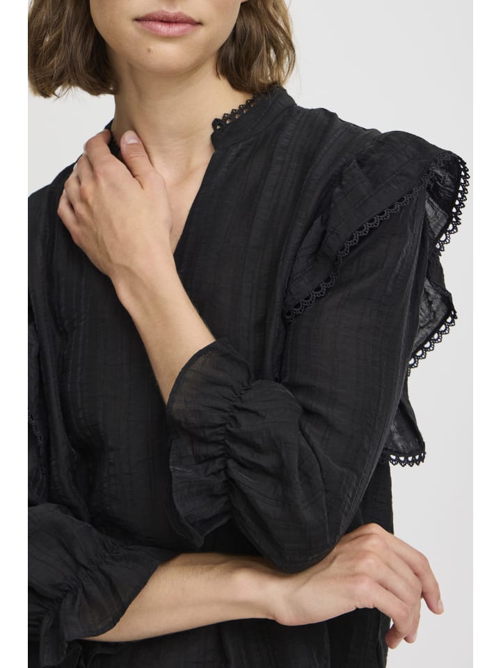 БЛУЗКА BYIDUNNA - А-силуэт черного цвета b. young
БЛУЗКА BYIDUNNA - А-силуэт черного цвета b. young