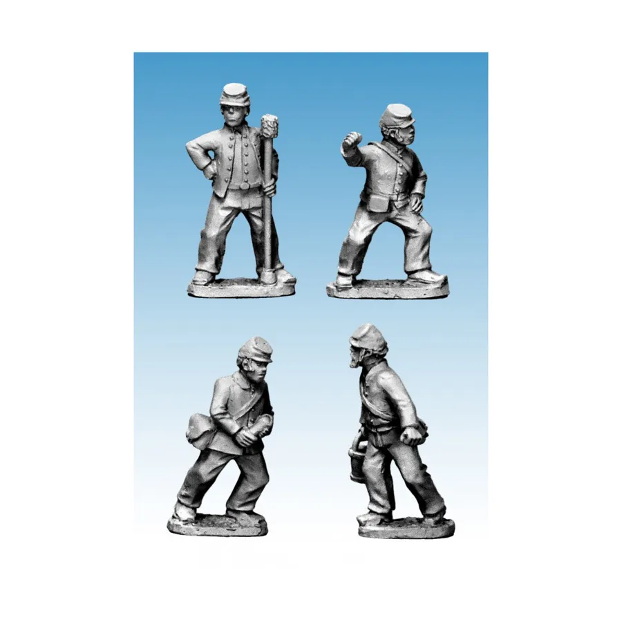Артиллерийский расчет в Кепи, Historical Miniatures - American Civil War (28mm) (Crusader Miniatures)
Артиллерийский расчет в Кепи, Historical Miniatures - American Civil War (28mm) (Crusader Miniatures)