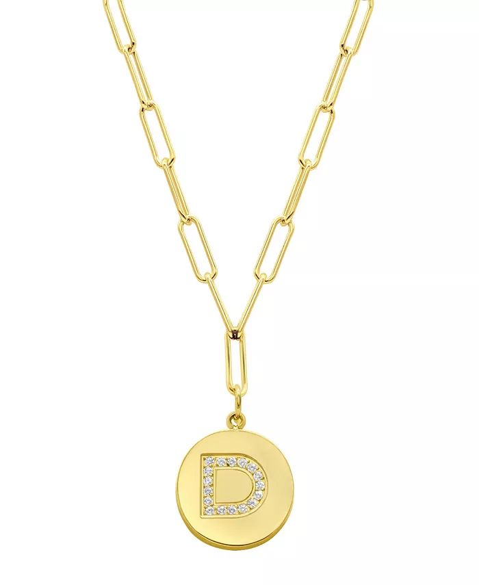 Ожерелье-скрепка с инициалами в форме диска, устойчивое к потускнению, позолоченное 14 карат ADORNIA, желтый
Ожерелье-скрепка с инициалами в форме диска, устойчивое к потускнению, позолоченное 14 карат ADORNIA, желтый