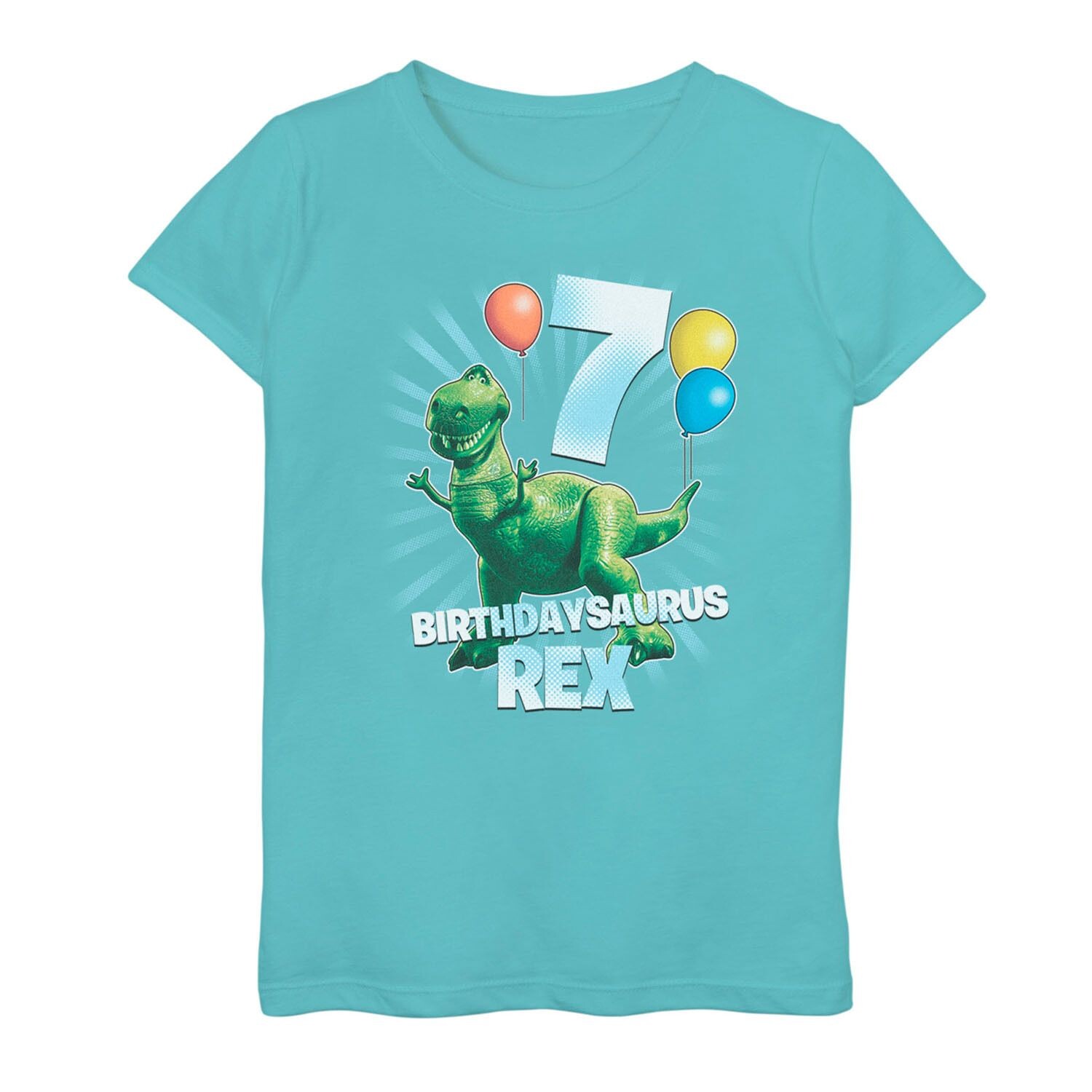 Футболка с рисунком на 7-й день рождения Рекса для девочек 7–16 лет Disney/Pixar «История игрушек Рекс» Licensed Character
Футболка с рисунком на 7-й день рождения Рекса для девочек 7–16 лет Disney/Pixar «История игрушек Рекс» Licensed Character