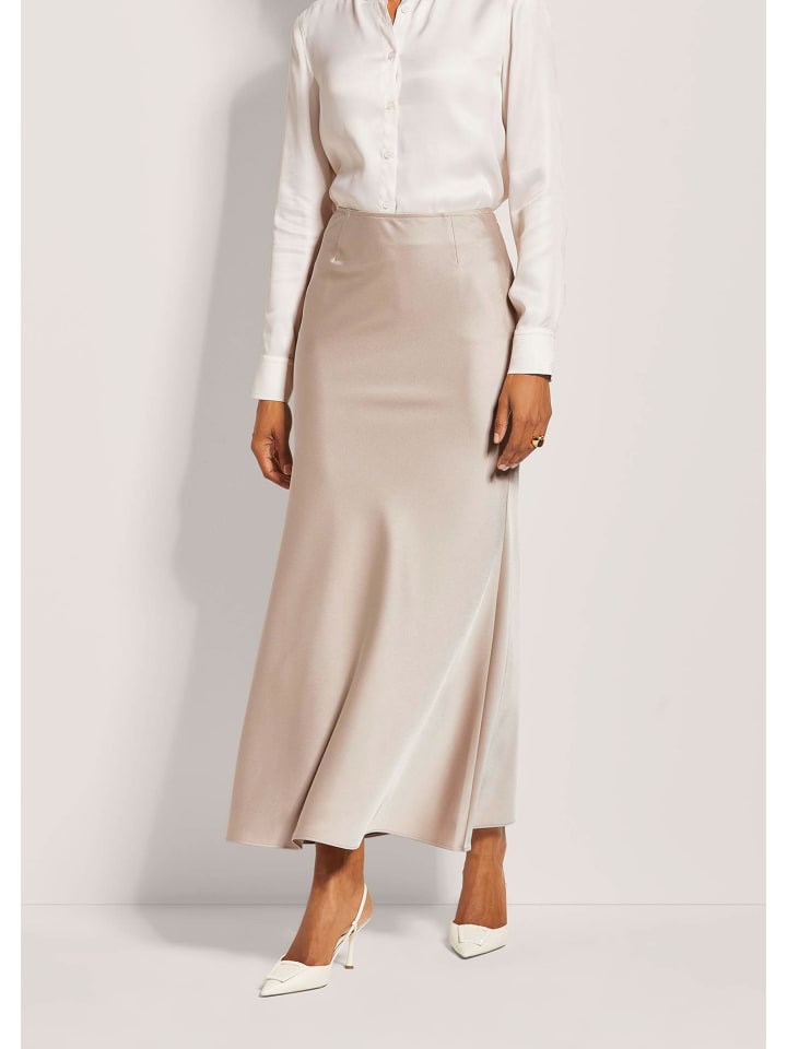 MADELEINE Элегантная длинная юбка для торжественных случаев в бежево-золотом цвете
MADELEINE Элегантная длинная юбка для торжественных случаев в бежево-золотом цвете