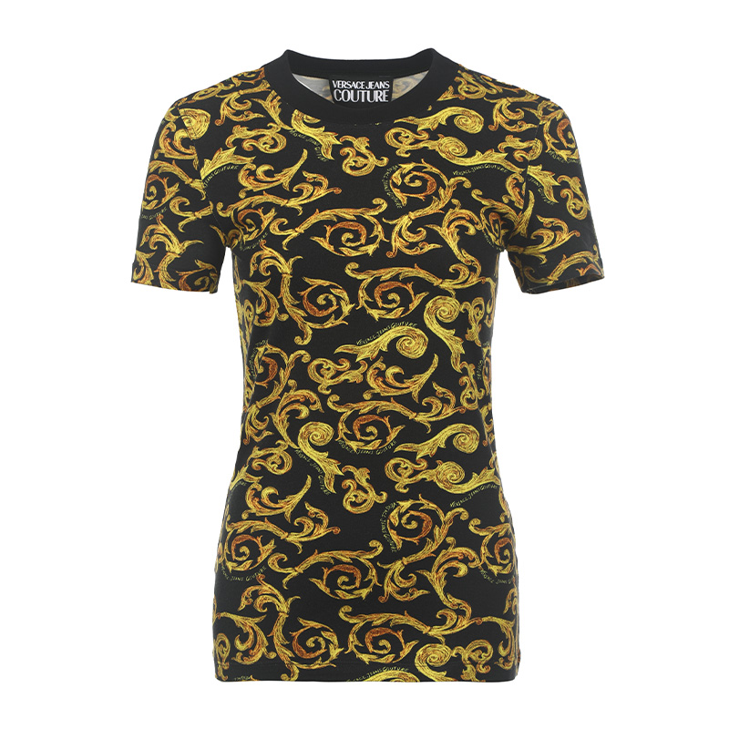 VERSACE JEANS COUTURE Футболка женская черная
VERSACE JEANS COUTURE Футболка женская черная