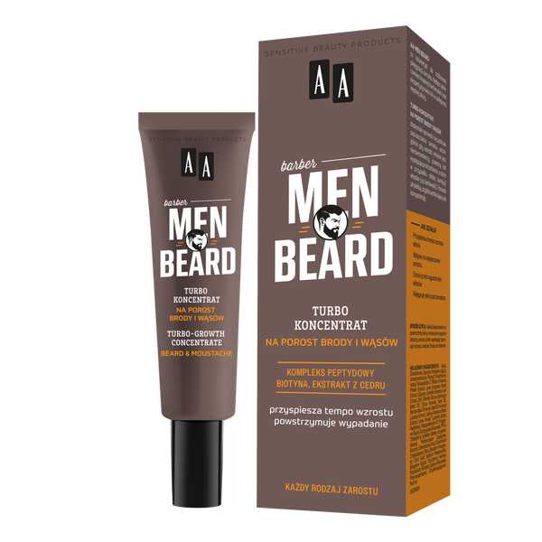 Турбо-концентрат для роста бороды и усов, 30 мл Aa Men beard
Турбо-концентрат для роста бороды и усов, 30 мл Aa Men beard