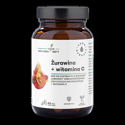 Aura Herbals Клюква 800 мг + витамин С 60 капсул
Aura Herbals Клюква 800 мг + витамин С 60 капсул