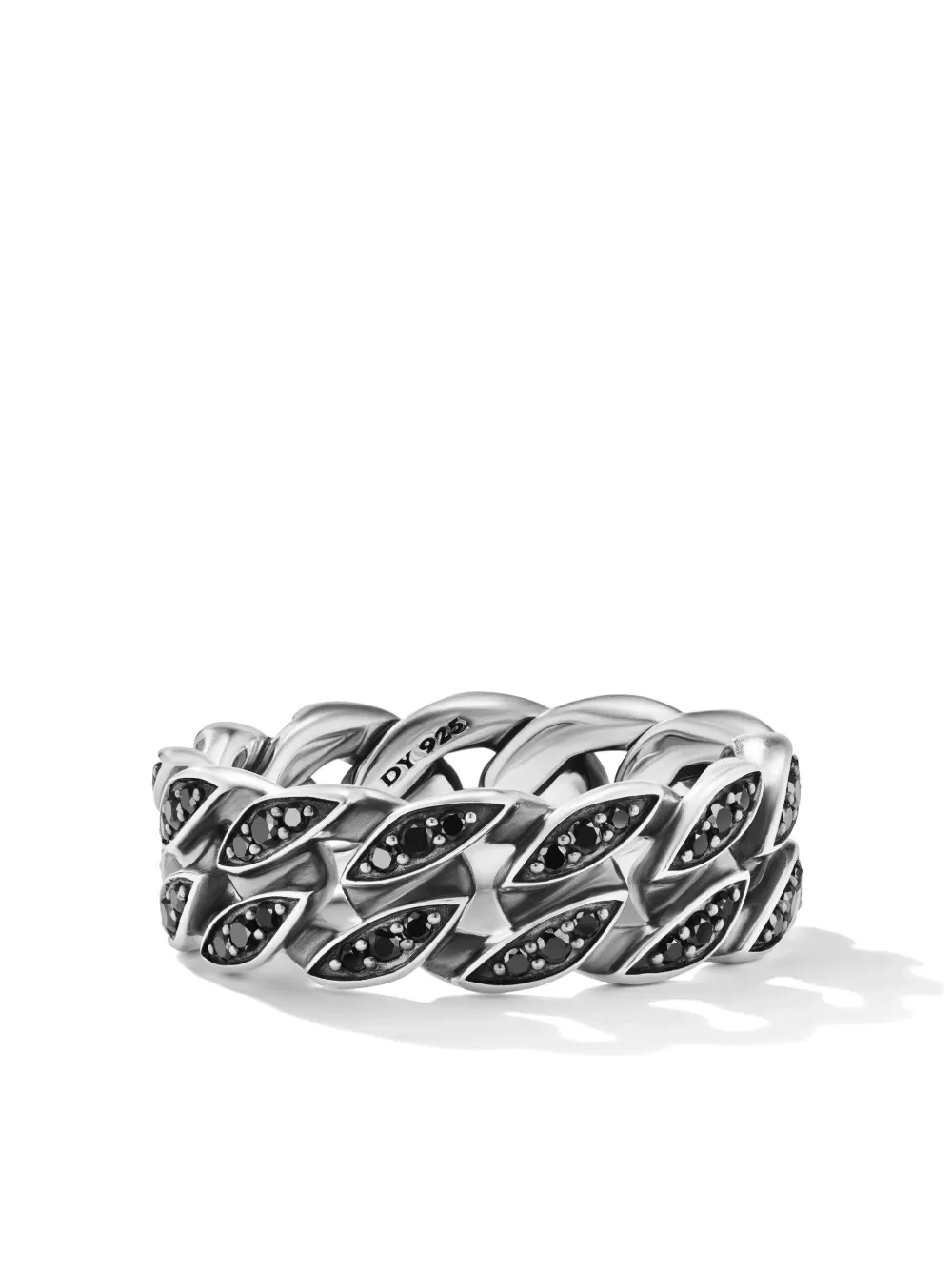 Серебряное кольцо Curb Chain с бриллиантами (8 мм) David Yurman, черный
Серебряное кольцо Curb Chain с бриллиантами (8 мм) David Yurman, черный