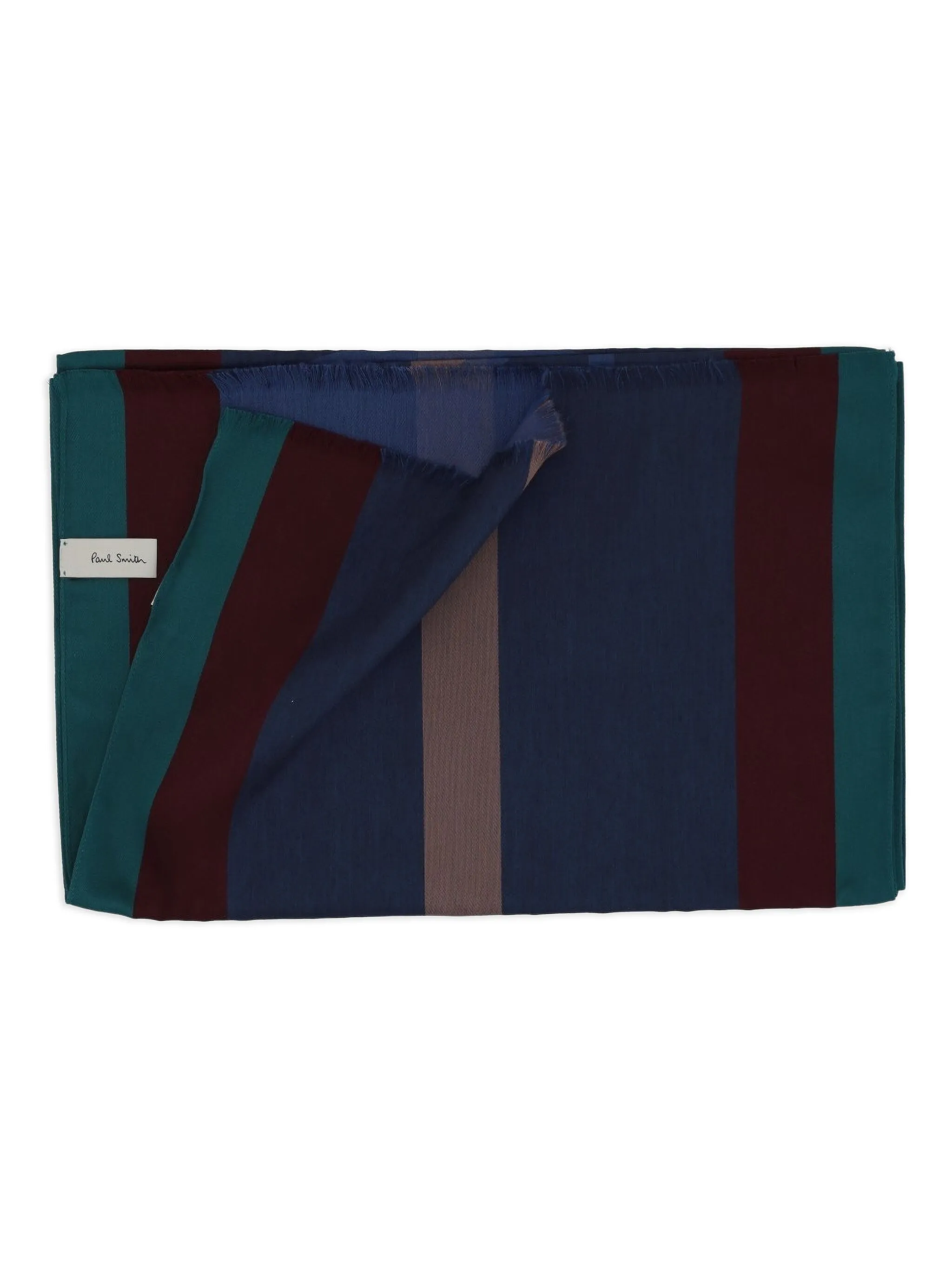 Шарф Reggie в полоску Paul Smith, синий
Шарф Reggie в полоску Paul Smith, синий