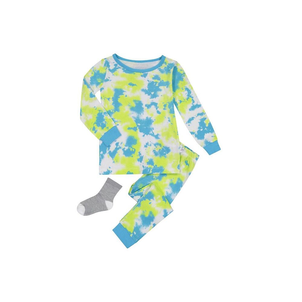 Пижамный комплект Sleep On It для маленьких мальчиков из 2 предметов из сверхмягкого трикотажа с подходящими по размеру пижамными комплектами и носками в тон Sleep on it, мультиколор
Пижамный комплект Sleep On It для маленьких мальчиков из 2 предметов из сверхмягкого трикотажа с подходящими по размеру пижамными комплектами и носками в тон Sleep on it, мультиколор