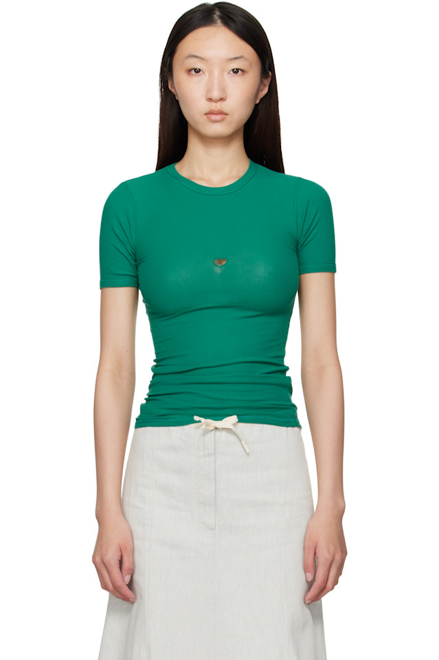 Футболка с сердцем Baserange, зеленый
Футболка с сердцем Baserange, зеленый