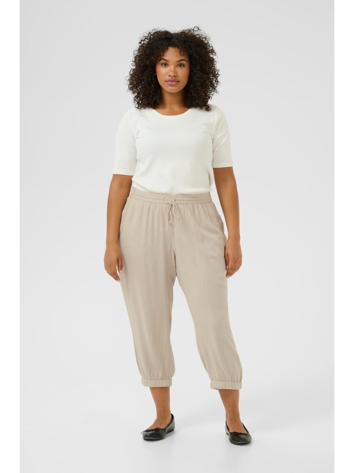 KAFFE curve Брюки-капри KCmille стандартного кроя, цвет «перьевой серый»
KAFFE curve Брюки-капри KCmille стандартного кроя, цвет «перьевой серый»