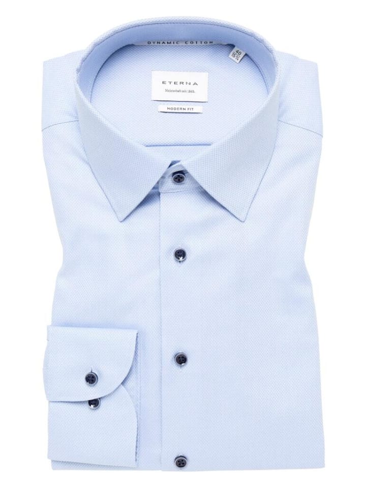 Рубашка Eterna, светло-синий 
Рубашка Eterna, светло-синий