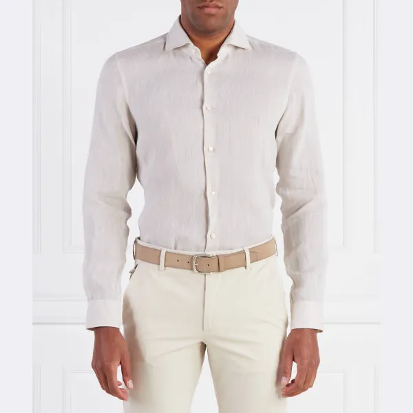 Льняная рубашка узкого кроя Joop!, бежевый
Льняная рубашка узкого кроя Joop!, бежевый