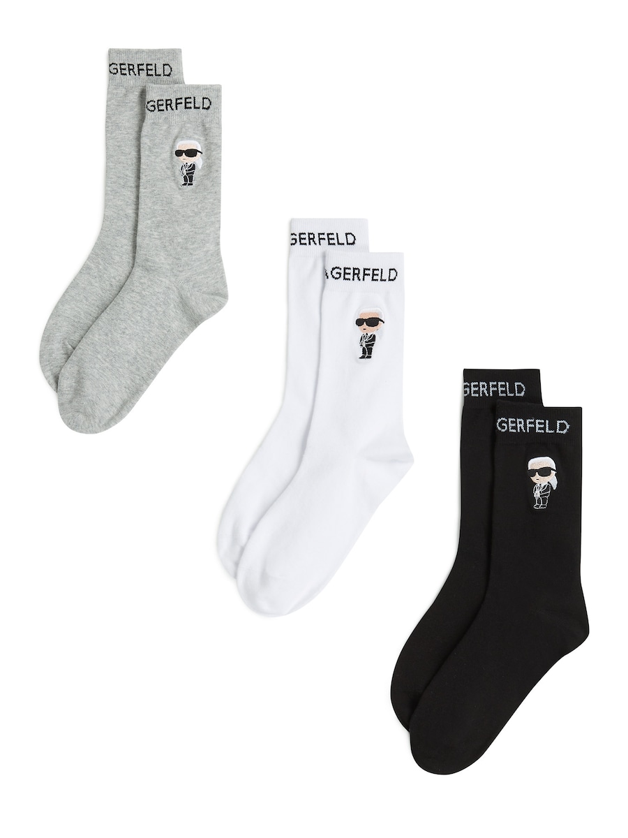 Носки Karl Lagerfeld, Mottled Grey/Black/White
Носки Karl Lagerfeld, Mottled Grey/Black/White