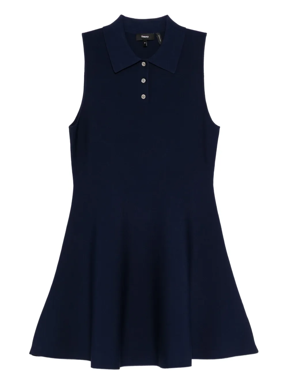 Платье А-силуэта с воротником поло Theory, синий
Платье А-силуэта с воротником поло Theory, синий