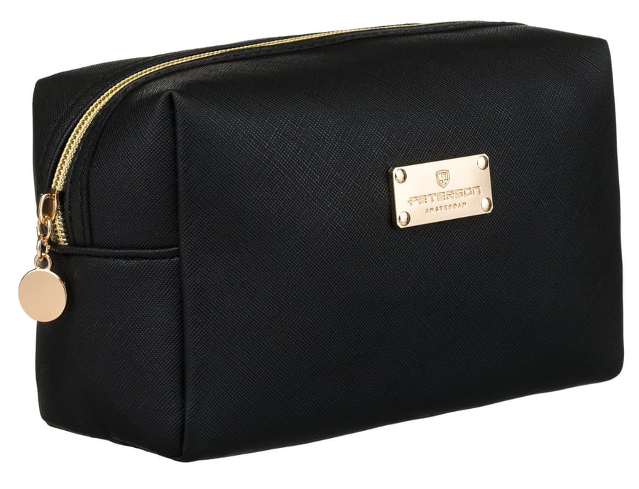 Элегантная черная женская косметичка на молнии маленькая классическая в подарок дорожный органайзер для кошелька Peterson
Элегантная черная женская косметичка на молнии маленькая классическая в подарок дорожный органайзер для кошелька Peterson