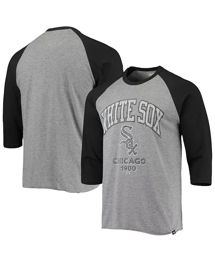 Мужская футболка Chicago White Sox 1900 Inaugural Season, серо-черная с эффектом потертости, винтажный реглан с рукавом 3/4 '47 Brand
Мужская футболка Chicago White Sox 1900 Inaugural Season, серо-черная с эффектом потертости, винтажный реглан с рукавом 3/4 '47 Brand