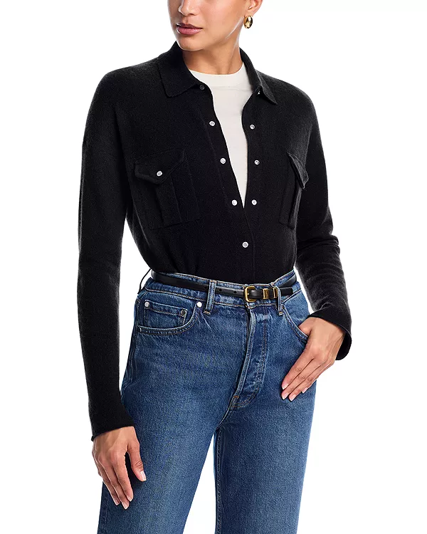 Поло-Свитер из 100% кашемира - эксклюзивный C By Bloomingdale'S Cashmere, черный
Поло-Свитер из 100% кашемира - эксклюзивный C By Bloomingdale'S Cashmere, черный