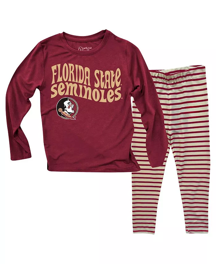 Комплект из топа с длинными рукавами и полосатых леггинсов из трехслойной ткани Florida State Seminoles для малышей Wes & Willy
Комплект из топа с длинными рукавами и полосатых леггинсов из трехслойной ткани Florida State Seminoles для малышей Wes & Willy