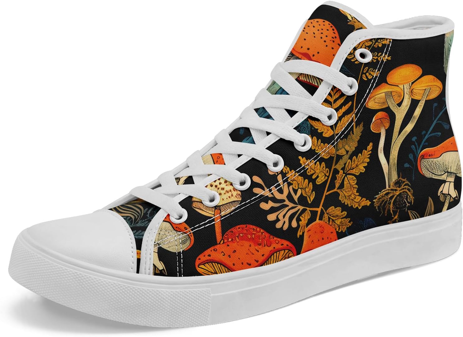 Высокие кеды на холщовой основе AWSOLE «Грибной лес» для женщин и мужчин, винтажные готические стильные кроссовки с натуральным принтом, повседневная обувь, белый/черный/синий/оранжевый/коричневый
Высокие кеды на холщовой основе AWSOLE «Грибной лес» для женщин и мужчин, винтажные готические стильные кроссовки с натуральным принтом, повседневная обувь, белый/черный/синий/оранжевый/коричневый