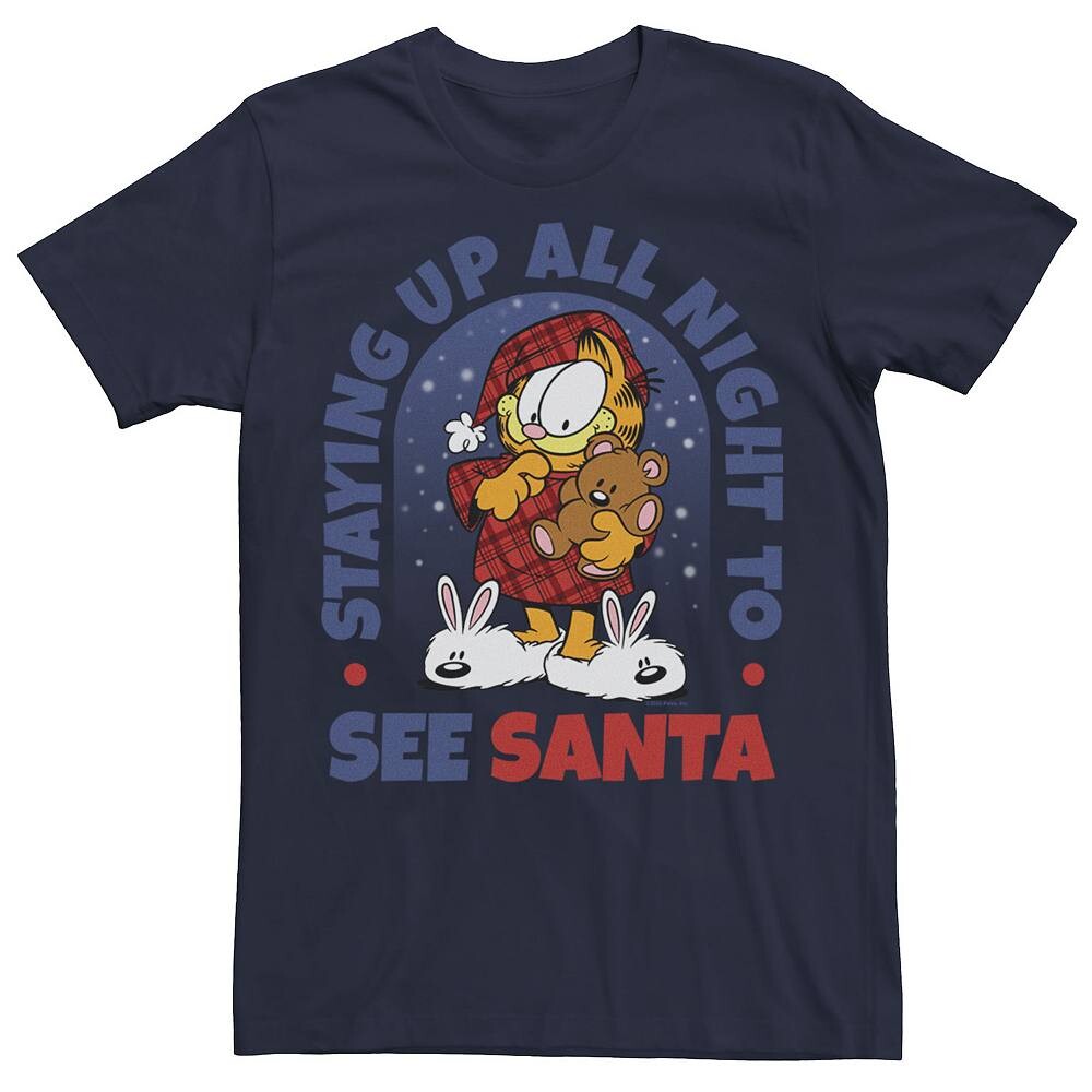 Мужская футболка Garfield Santa Up Late Christmas Licensed Character, темно-синий
Мужская футболка Garfield Santa Up Late Christmas Licensed Character, темно-синий