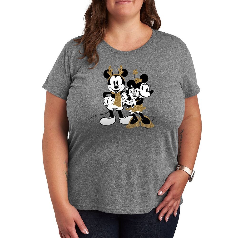 Футболка с блестящим рисунком Disney's Mickey & Minnie Mouse Plus, цвет Heather Gray
Футболка с блестящим рисунком Disney's Mickey & Minnie Mouse Plus, цвет Heather Gray