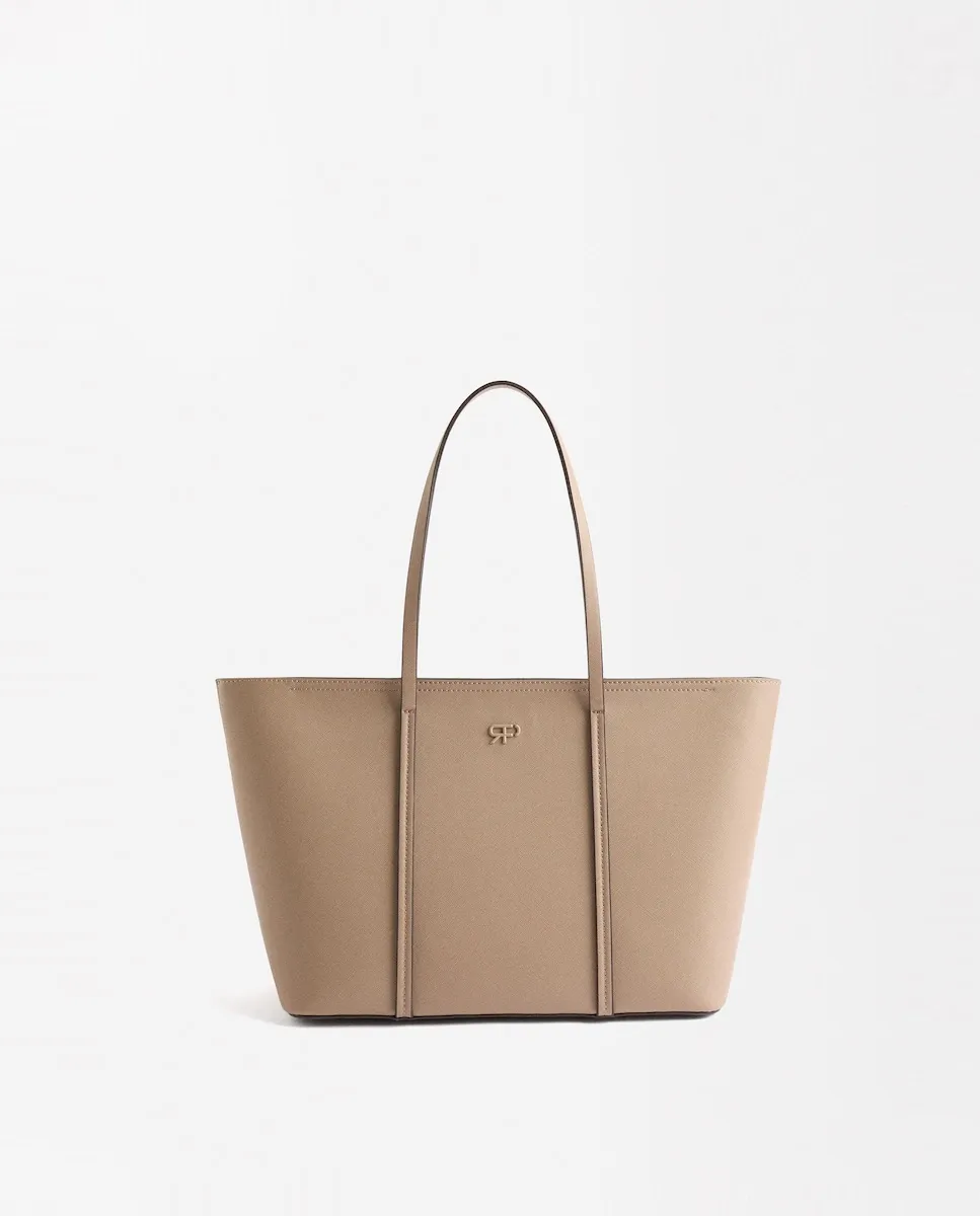 Сумка-шоппер с текстурой и гладкой молнией Parfois, серо-коричневый
Сумка-шоппер с текстурой и гладкой молнией Parfois, серо-коричневый