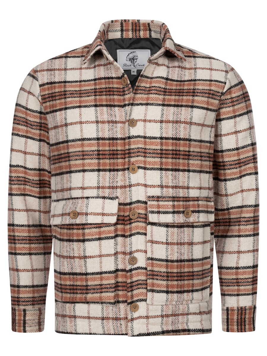 Рубашка на пуговицах классического кроя Rock Creek, бежевый/экрю
Рубашка на пуговицах классического кроя Rock Creek, бежевый/экрю