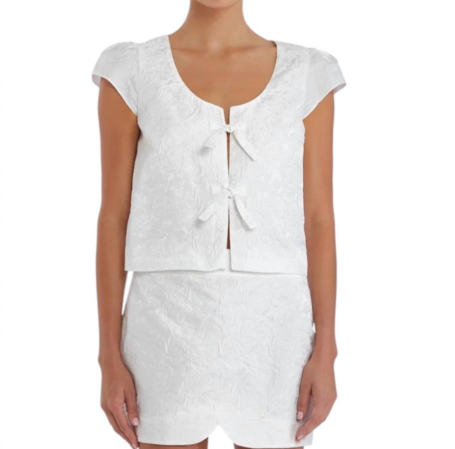 Брайант топ белый Amanda Uprichard
Брайант топ белый Amanda Uprichard