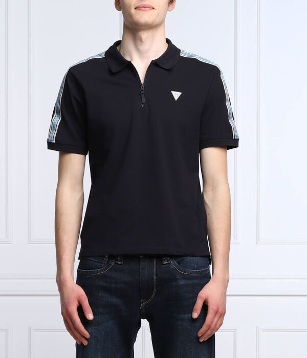 Поло мужское Guess Active с воротником на молнии, синий
Поло мужское Guess Active с воротником на молнии, синий