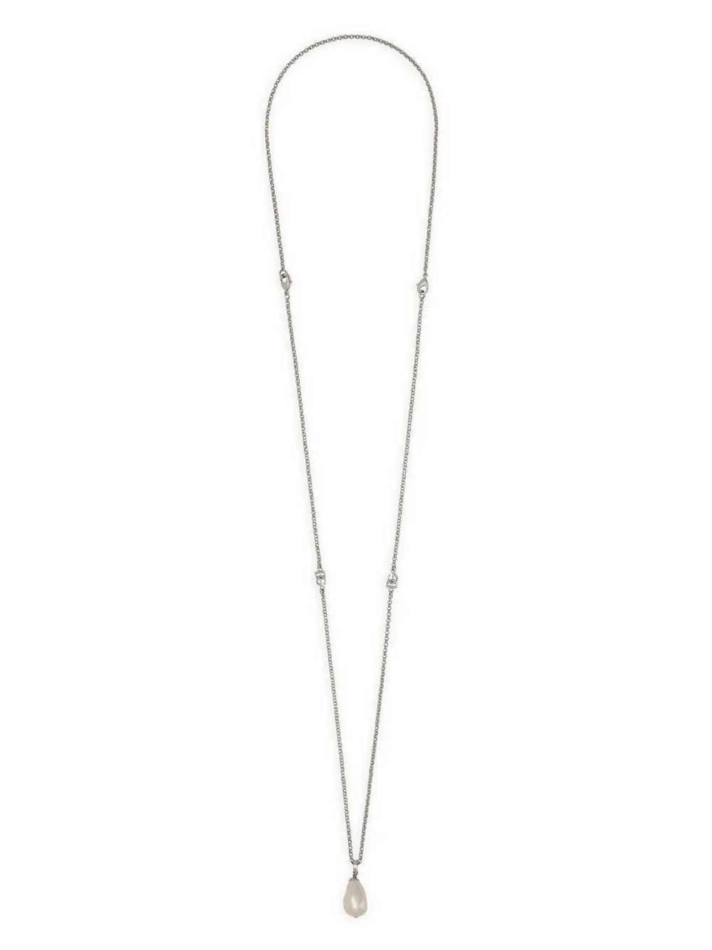 Колье с искусственным жемчугом DOLCE & GABBANA, серебяный
Колье с искусственным жемчугом DOLCE & GABBANA, серебяный