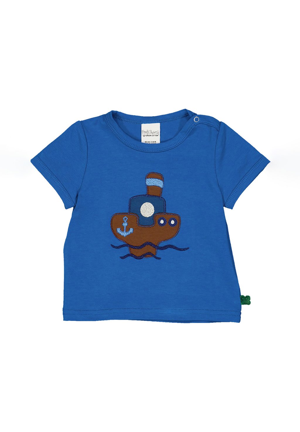 Футболка с принтом BEKLEIDUNG Fred's World by Green Cotton, синий 
Футболка с принтом BEKLEIDUNG Fred's World by Green Cotton, синий