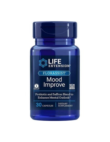 Life Extension, Биологически активная добавка Florassist Mood Improve, 30 капсул
Life Extension, Биологически активная добавка Florassist Mood Improve, 30 капсул