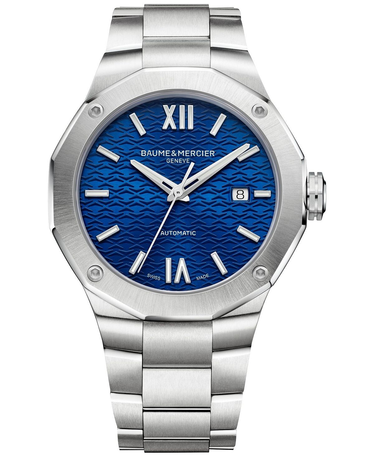Мужские швейцарские автоматические часы с браслетом из нержавеющей стали, 42 мм Baume & Mercier
Мужские швейцарские автоматические часы с браслетом из нержавеющей стали, 42 мм Baume & Mercier